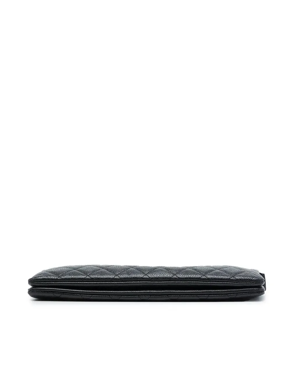 Chanel Cc Quilted Caviar Double Pocket #358266C10B